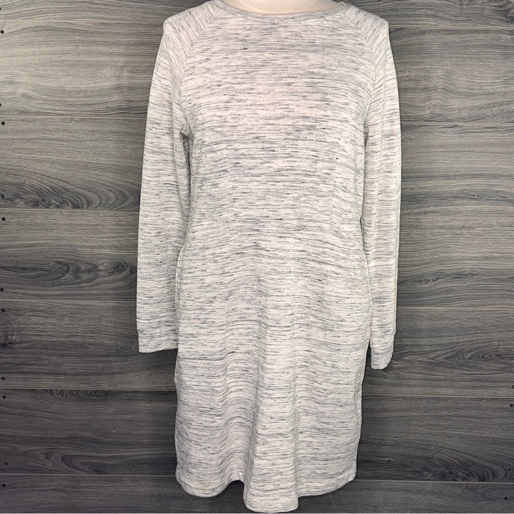 Betsey Johnson Heather Grey Longsleeve Sweatshirt Dress Size Medium